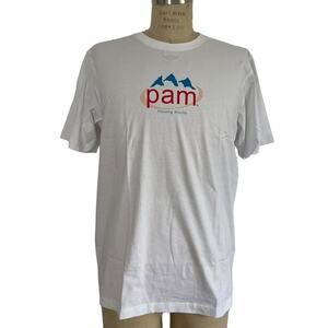 Perks and Mini Floating Worlds T Shirt Size L Mens‎ White Short Sleeves NEW